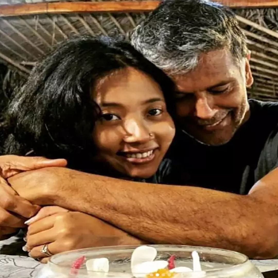 Milind Soman,Ankita Konwar