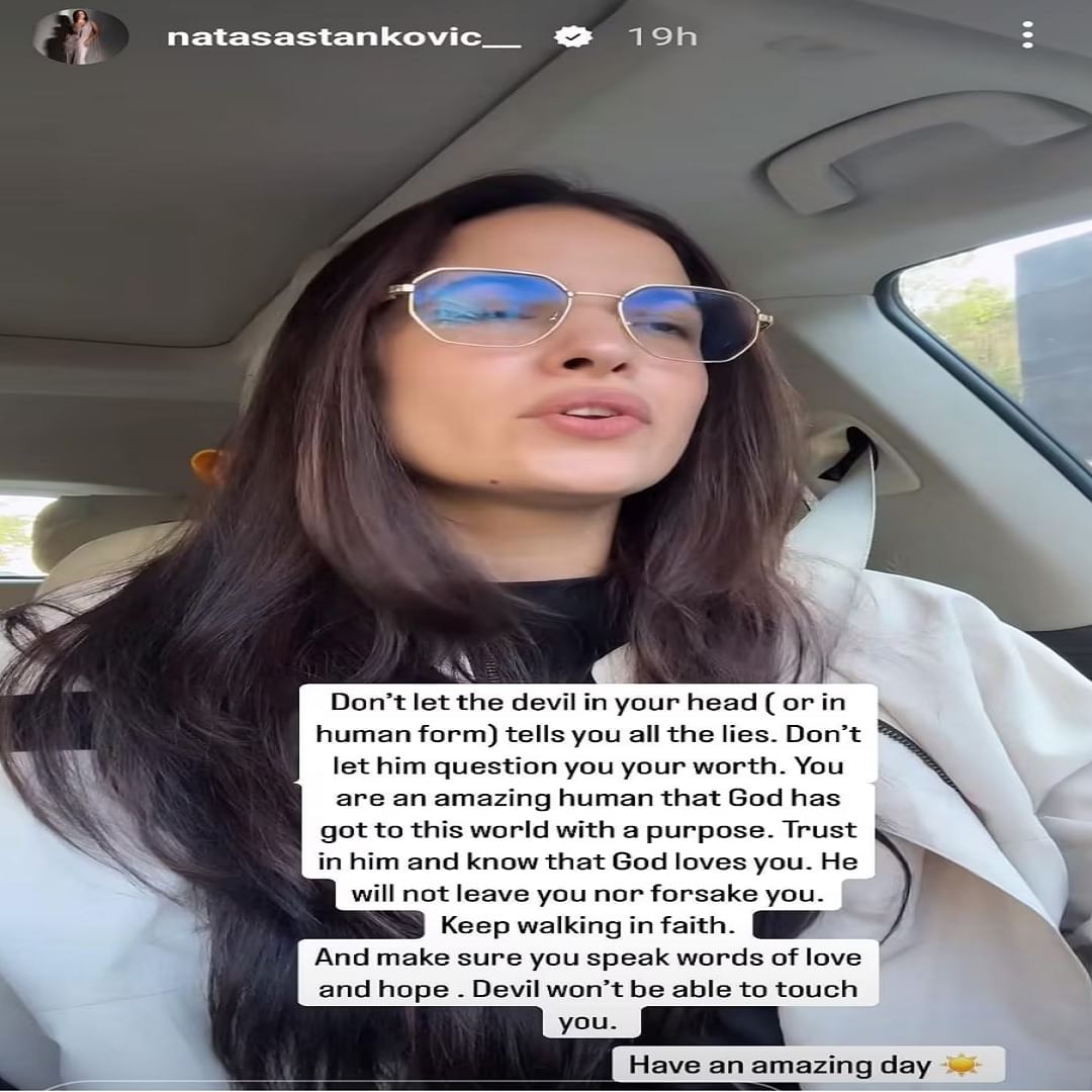 Natasha Stankovic cryptic post Hardik Pandya dating rumors with Jasmine Walia