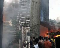 Mumbai fire – कमला मिल्समधील टाइम्स टॉवरला आग, अग्निशमन दलाच्या 9 गाड्या घटनास्थळी