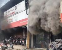 Ola Showroom Fire – ग्राहकाची सटकली, थेट ओला शोरूमला आग लावली; कर्नाटकातील धक्कादायक प्रकार