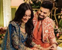 surbhi jyoti wedding – निळ्या रंगाच्या लेहेंगा-चोलीमधील ‘या’ खास क्षणांच्या फोटोंनी वेधले लक्ष